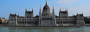 Hungarian Parliament panorama