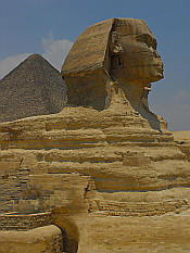 Pyramid of Cheops and the Sphinx