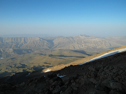 summit day, sunrise at 4800m