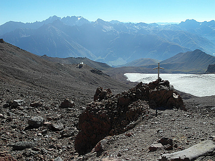 Georgia Caucasus - climb on Mount Kazbek