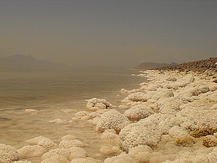 the salt Lake Urmia