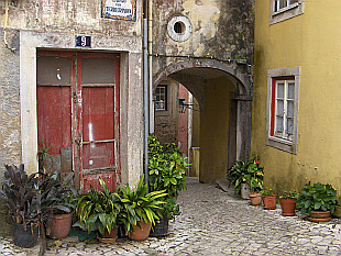 in the Old Town of Sintra