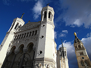 towers of Notre Dame de Fourviere