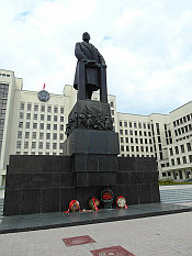 Lenin... still stands here