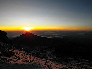 sunrise or eruption of Mawenzi?