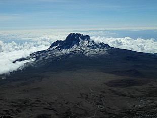 looking at Mawenzi (5149m) from above
