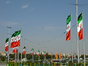 Flags in the wind...