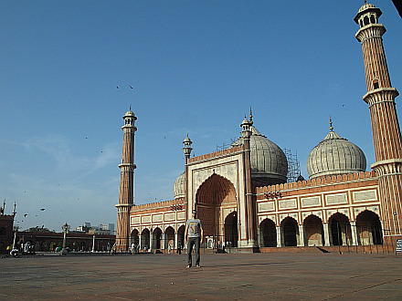 in front of wonderful Jama Masjid